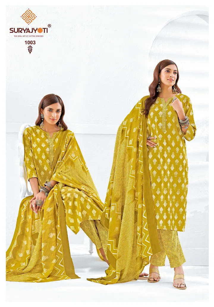 Suryajyoti Poshak Vol 1 Printed Readymade Suits Catalog